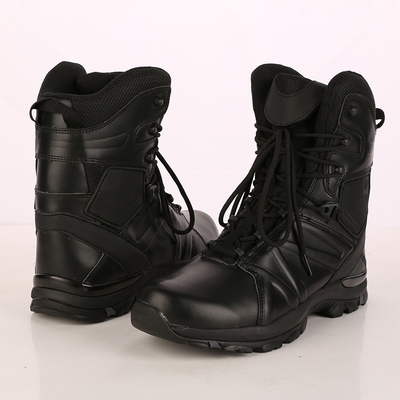 Durable Leather Insulated Mid Calf Combat Boots