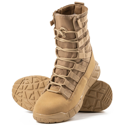 Professional Combat Tactical Boots for Law Enforcement and Military made of leather cotton lining