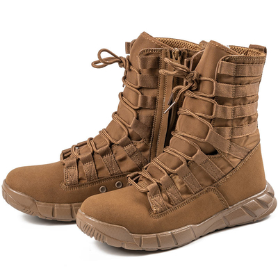 Professional Combat Tactical Boots for Law Enforcement and Military made of leather cotton lining