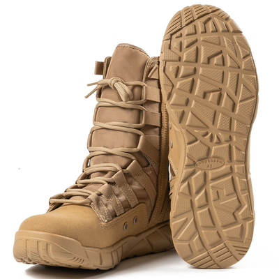 Professional Combat Tactical Boots for Law Enforcement and Military made of leather cotton lining