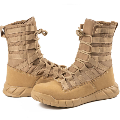 Professional Combat Tactical Boots for Law Enforcement and Military made of leather cotton lining