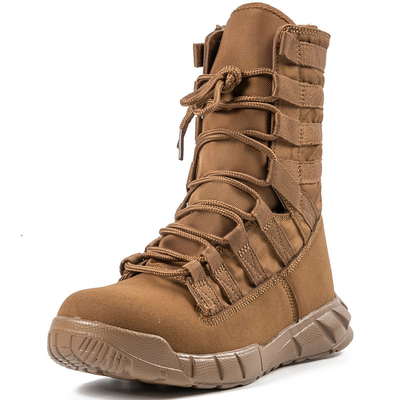 Professional Combat Tactical Boots for Law Enforcement and Military made of leather cotton lining