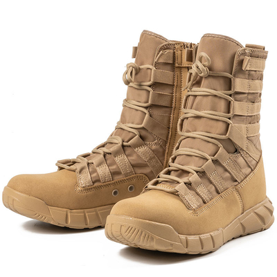 Professional Combat Tactical Boots for Law Enforcement and Military made of leather cotton lining