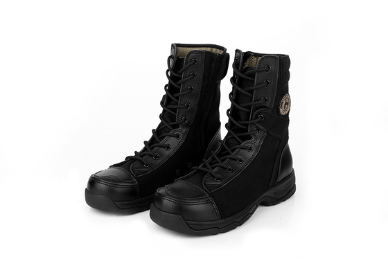 Breathable Cotton Lining Mens Combat Tactical Boots for Outdoor Activities