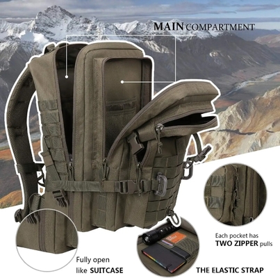 10L Quick Release Buckle Tactical First Aid Case / First Aid Tactical Bag with Reflective Strip