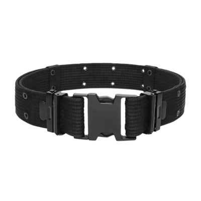 Black Quick Release Outer Waterproof PP Custom Webbing Tactical Belt For Men Tactical Training Outdoor Sports And Hiking