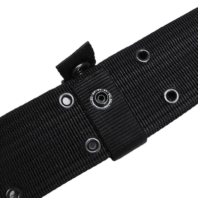 Black Quick Release Outer Waterproof PP Custom Webbing Tactical Belt For Men Tactical Training Outdoor Sports And Hiking
