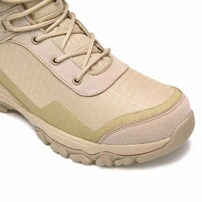 Khaki Waterproof  Anti-slip Comfortable Tactical For Training Hiking Outdoor Training Boots For Men
