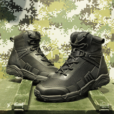 Men's Military Boots and Tactical Boots, CoolMax Tactical Combat Durable Leather Work Utility Outdoor Hiking Assault Boo