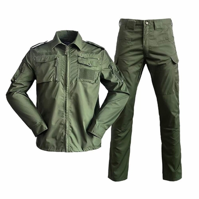 Customized Olive Green Black Woodland Camo 728 Tactical Clothes Uniform Camouflage Suit