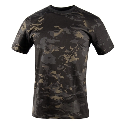 China Xinxin Manufacturer Camouflage Round Neck Pure Cotton Short Sleeves Tactical Training T-shirt