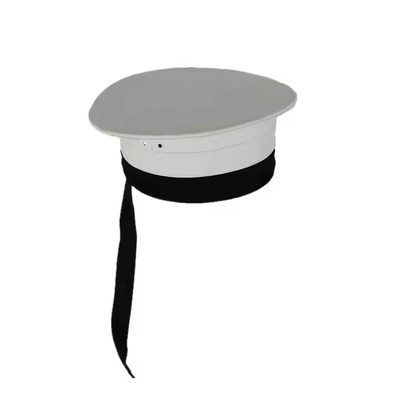 Customized Tactical Outdoor Gear with Polyester / Cotton Material White Officer Parade Hat