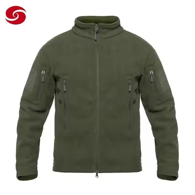 Breathable Quick Dry Olive Green Winter Tactical Fleece M65 Field Jacket for Training