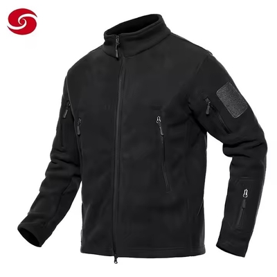 Breathable Quick Dry Olive Green Winter Tactical Fleece M65 Field Jacket for Training