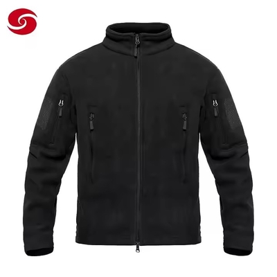 Breathable Quick Dry Olive Green Winter Tactical Fleece M65 Field Jacket for Training