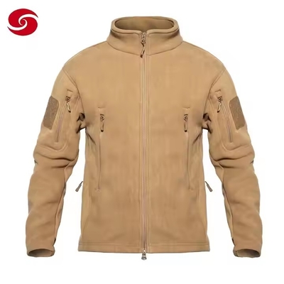 Breathable Quick Dry Olive Green Winter Tactical Fleece M65 Field Jacket for Training