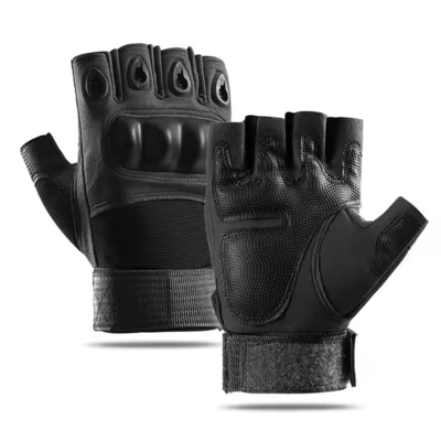 Half Single Tactical Lightweight Anti-Slip Fingerless Gloves Tactical Gear For Outdoor Activities