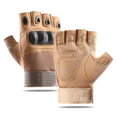 Half Single Tactical Lightweight Anti-Slip Fingerless Gloves Tactical Gear For Outdoor Activities