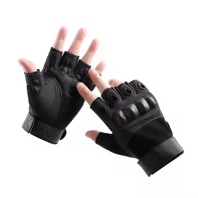 Half Single Tactical Lightweight Anti-Slip Fingerless Gloves Tactical Gear For Outdoor Activities