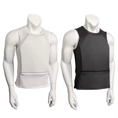 IIIA Lightweight Concealed Protective Tactical Vest T-Shirt with PE and Aramid Stretch Polyester Fabric