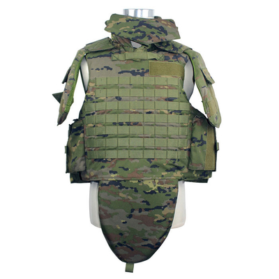 Multicam Combat Tactical Vest with Adjustable Waist Straps and Removable Shoulders