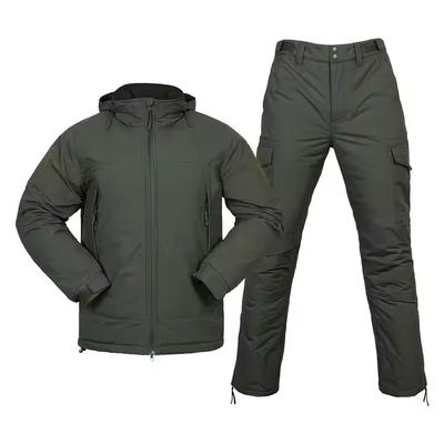 Portable Waterproof Cold-Proof Suit Outdoor Warm Cotton Clothing Training Uniform