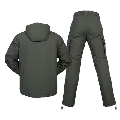 Portable Waterproof Cold-Proof Suit Outdoor Warm Cotton Clothing Training Uniform