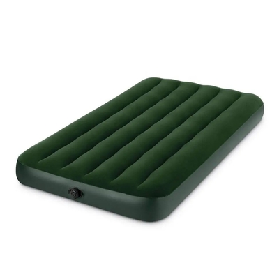 Wholesale Dark Blue Air Bed  Potable Flocked Air Bed Tactical Outdoor Gear for Outdoor Activities