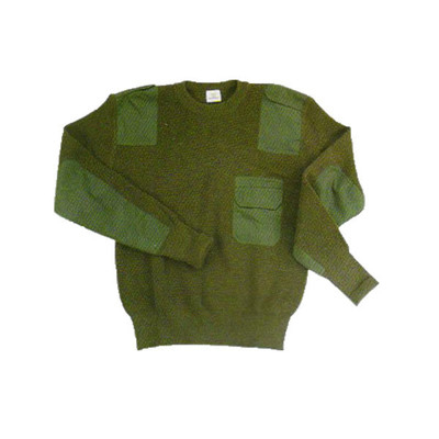 Uniform Customized Chest Pocket V-Neck Knitted Wear Pullover Tactical Wear Sweater
