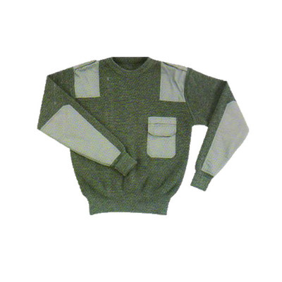 Uniform Customized Chest Pocket V-Neck Knitted Wear Pullover Tactical Wear Sweater