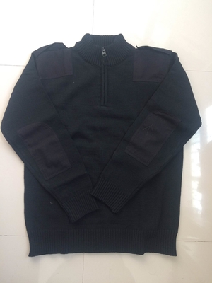 military pullover ， police sweater， wool sweater，wool polyester pullover