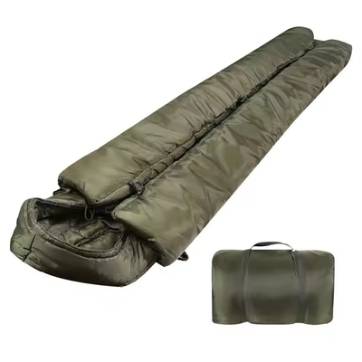 Nylon Cotton Winter  Unisex Single Sleeping Bag for Outdoor Camping for Adult