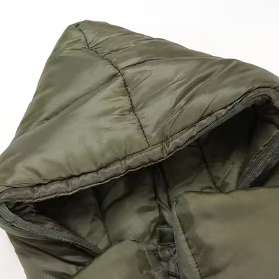 Nylon Cotton Winter  Unisex Single Sleeping Bag for Outdoor Camping for Adult