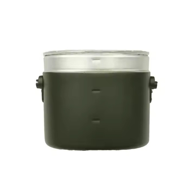 Tactical Canteen Olive Green Aluminum Kettle 3 Piece Lunch Box Tactical Outdoor Gear