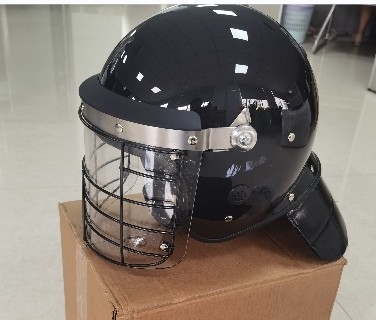 Tactical Anti Riot Police Equipment ABS PC Riot Control Helmet