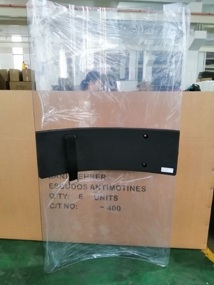 anti riot shield Transparent Polycarbonate Police Riot shield