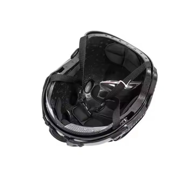 Durable Black Tactical Protective Helmet With GLASS For Tactical Training