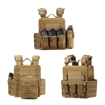 Outdoor tactical multi-functional camouflage waterproof Oxford vest for Tactical Training and Outdoor Activities