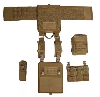 Outdoor tactical multi-functional camouflage waterproof Oxford vest for Tactical Training and Outdoor Activities