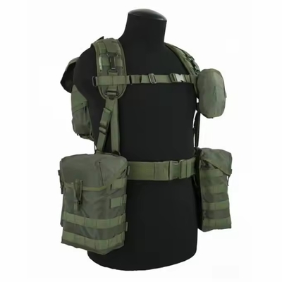 Customized Harness Green Color Tactical Vest Heavy Duty Chest Rig