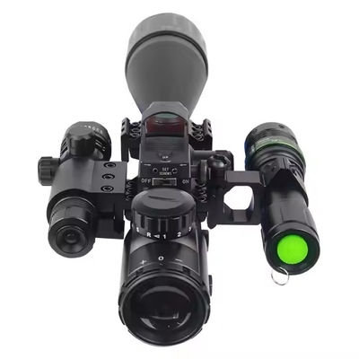 Mini Red Dot Sight+Red Laser Sight Hunting Scope Combo Optical Scope Reflex Sight Scope for Tactical Hunting