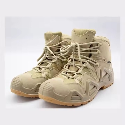 Wholesale Anti slip Combat Jungle Split Suede Outsole PU Rubber Tactical Boots for Men