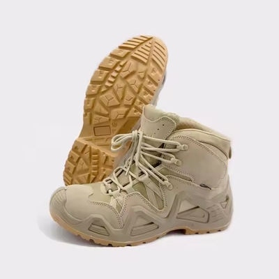 Wholesale Anti slip Combat Jungle Split Suede Outsole PU Rubber Tactical Boots for Men