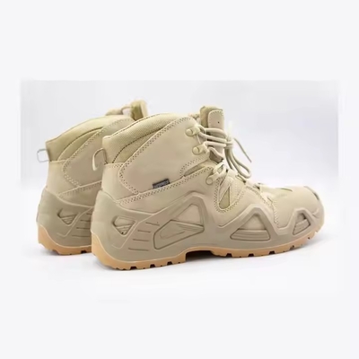 Wholesale Anti slip Combat Jungle Split Suede Outsole PU Rubber Tactical Boots for Men