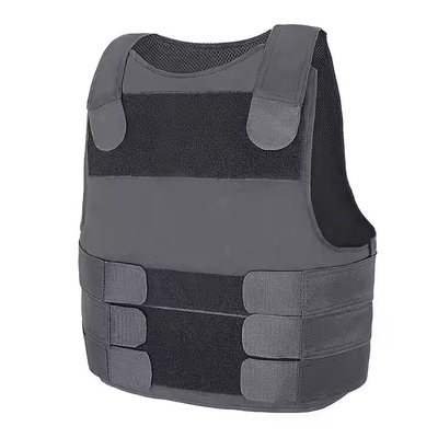 Black Adjustable Size Security Stab Proof Tactical Personal Protective Vest For Men