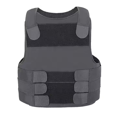 Black Adjustable Size Security Stab Proof Tactical Personal Protective Vest For Men