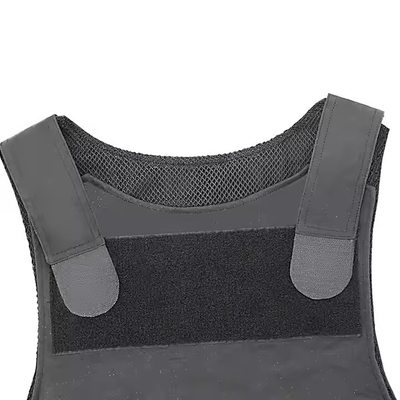 Black Adjustable Size Security Stab Proof Tactical Personal Protective Vest For Men