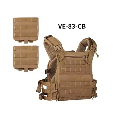 Lightweight West Molle Quick Release Laser Cut Multicam Oxford Fabric Tactical Vest Plate Carrier