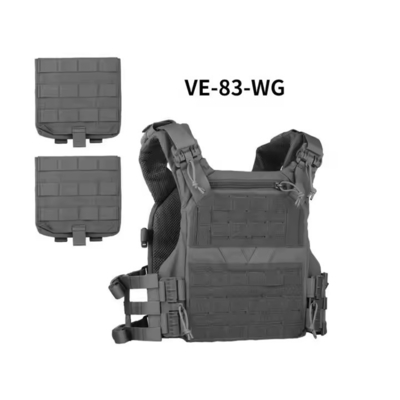 Lightweight West Molle Quick Release Laser Cut Multicam Oxford Fabric Tactical Vest Plate Carrier