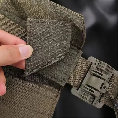 Quick Release Style Vest Camo Modular Chest Set for outdoors Breathable Paintball Game